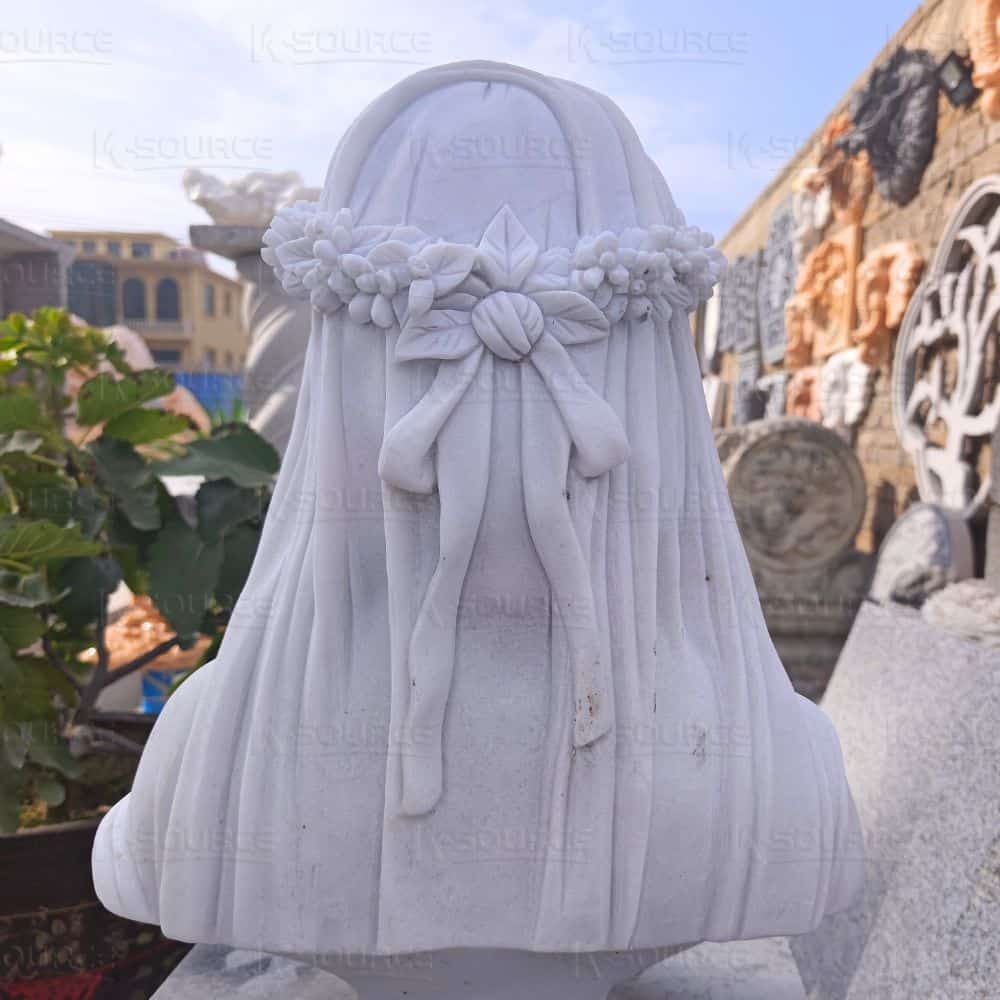 The back of the bride statue from ksource