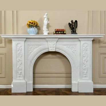 Arched Marble Firplace