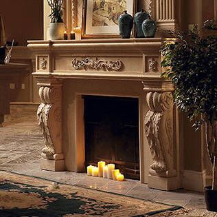 Italian fireplace