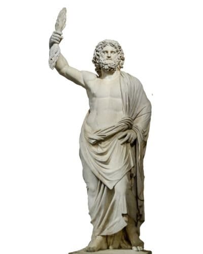 Zeus Marble tatue