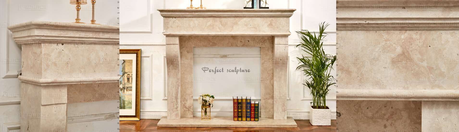 italian marseilles fireplace