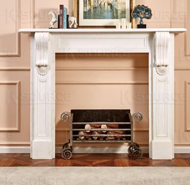 related marble fireplace surround