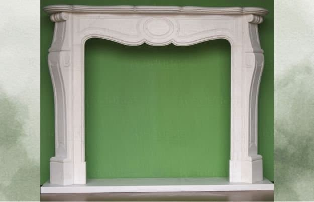 simple modern fireplace mantel