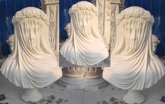 veiled virgin girl who is shy