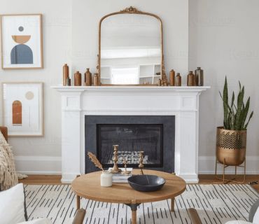 victoria fireplace white