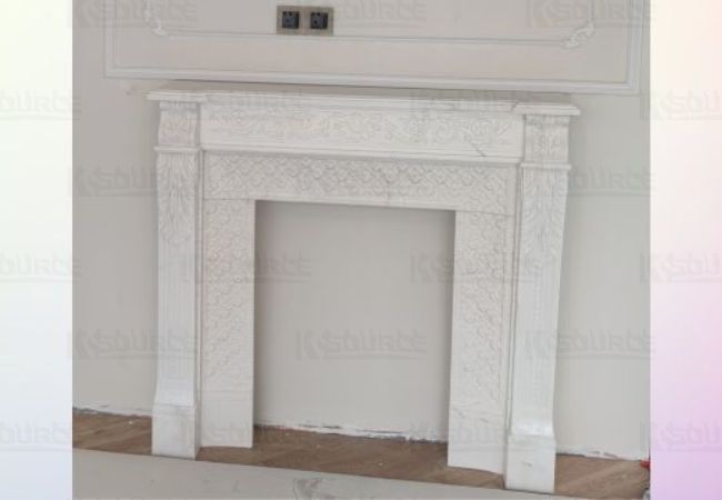 white rock mantel