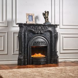 Black Marble Fireplace