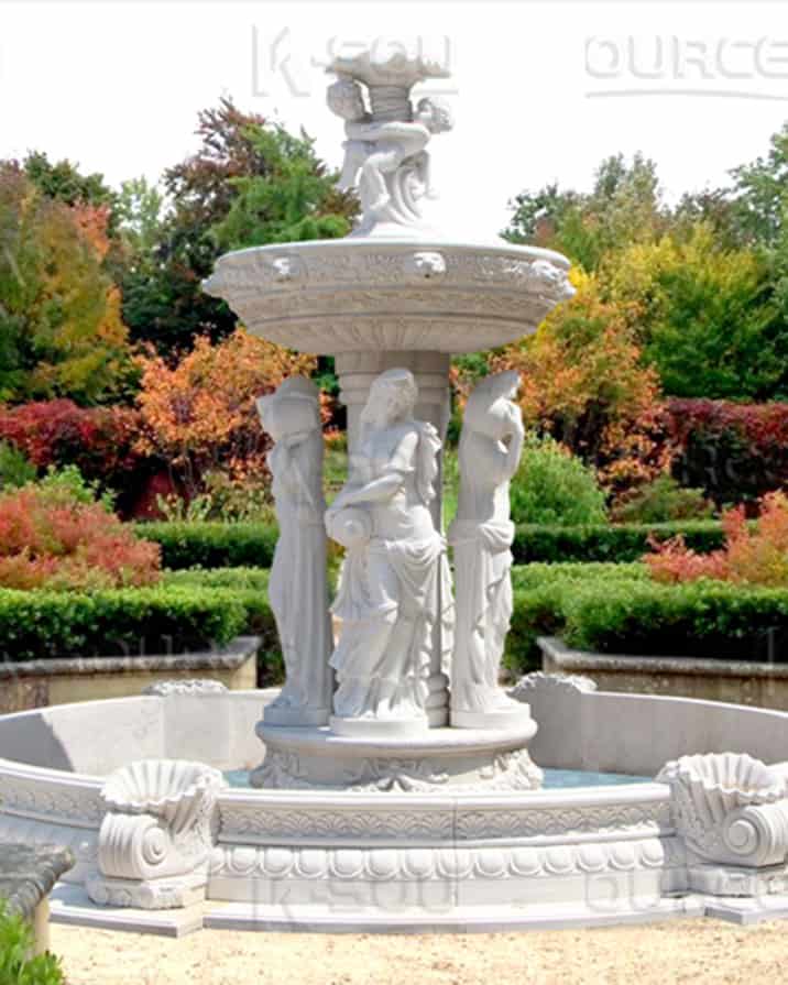 marble statue fountain