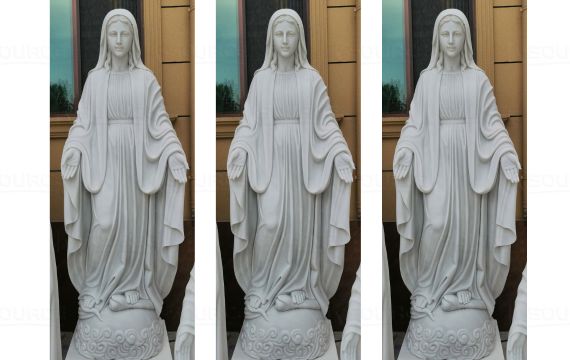 The revered sculpture of Mary