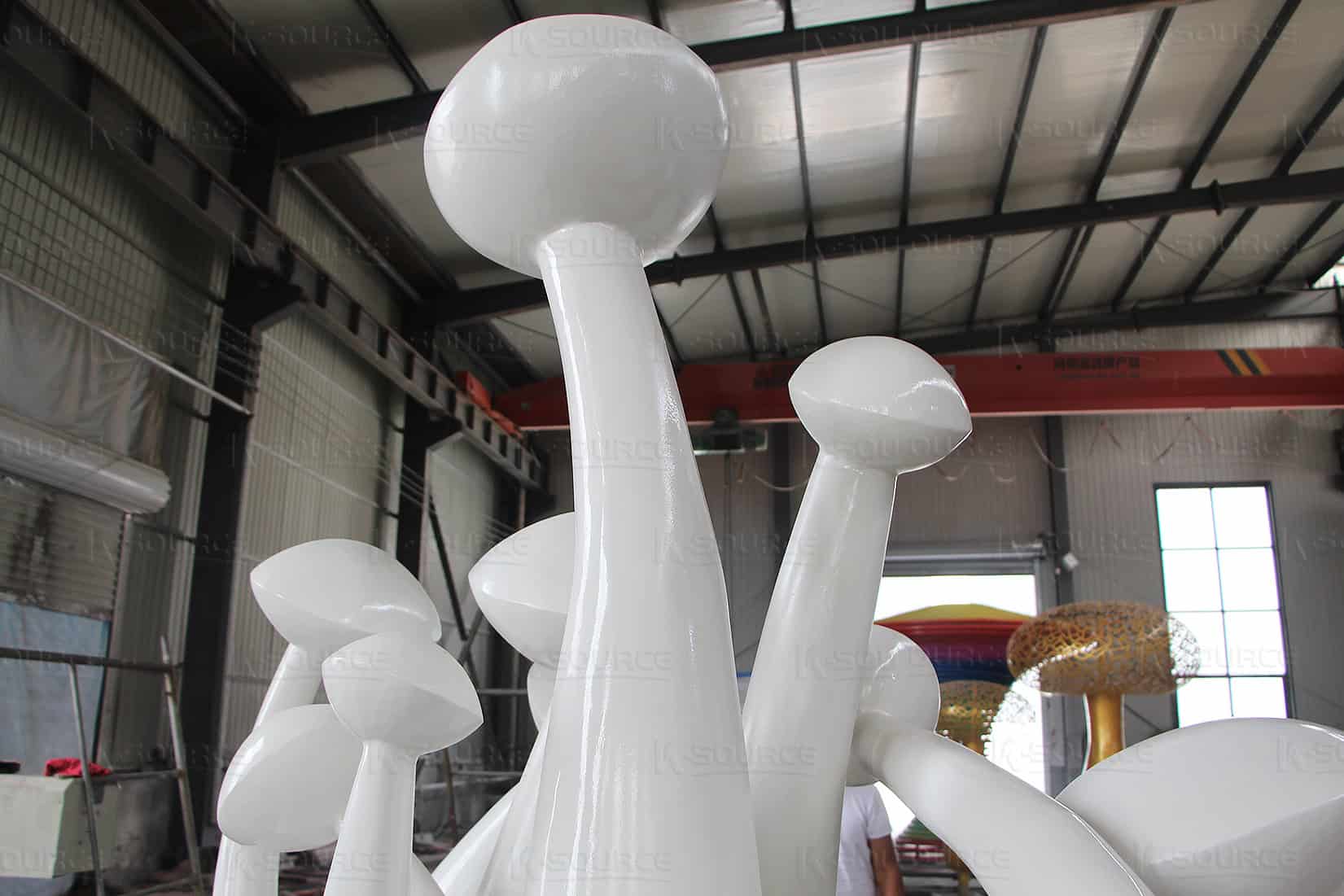 Round top of seafood mushroom