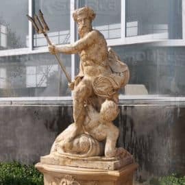 Poseidon Marble Statue
