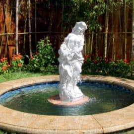 Lady Statue Water Fountain