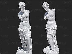 The world-famous marble Venus statue replica is produced by K-SOURCE Art Sculpture Factory