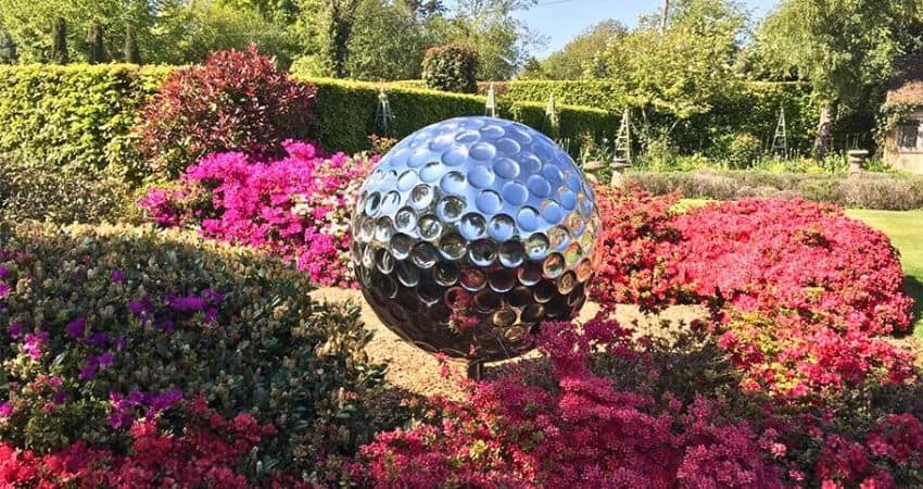 Garden Decoration Stainless Golf Ball