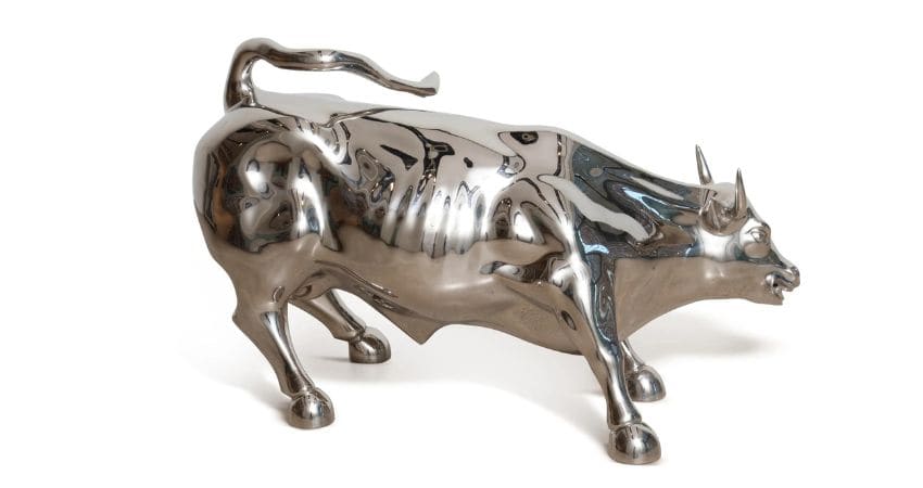 Stinless Steel Bull Sculpture