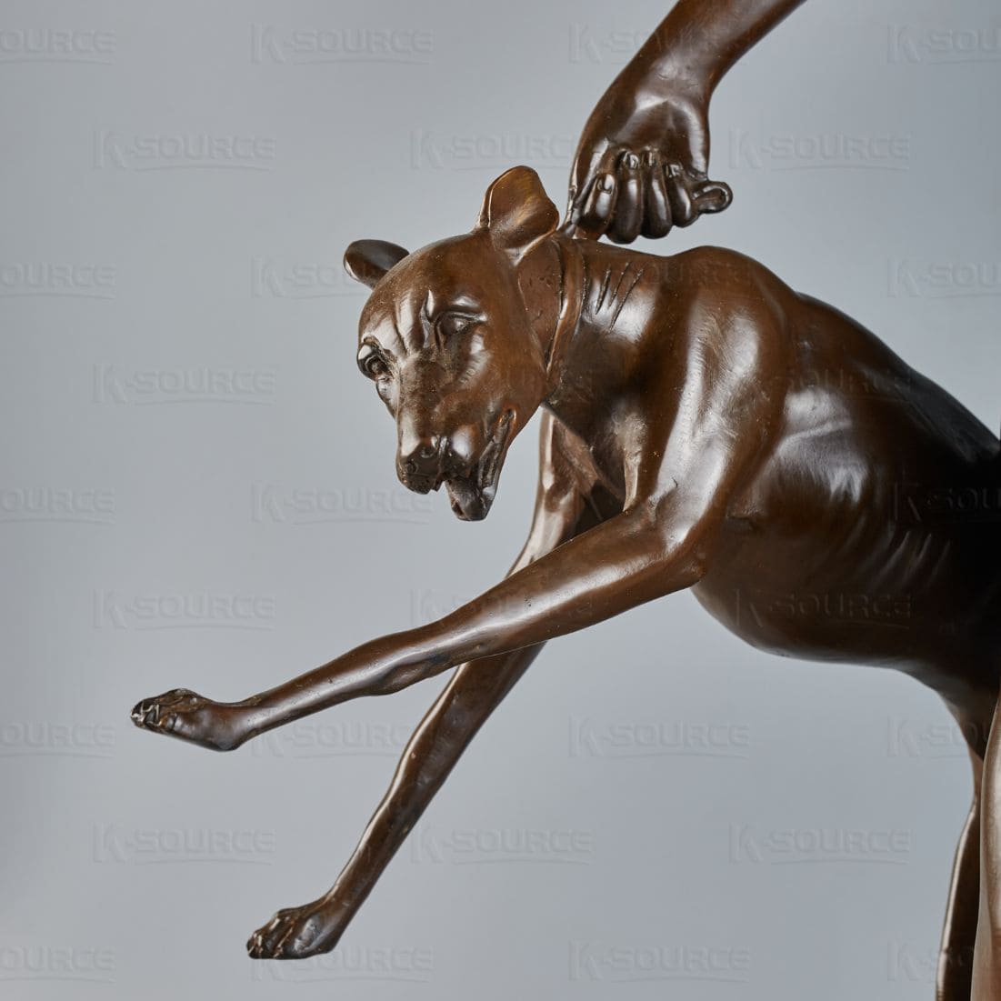 Bronze Diana with Hound