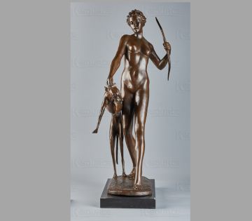 The Huntress Daina Bronze Statue