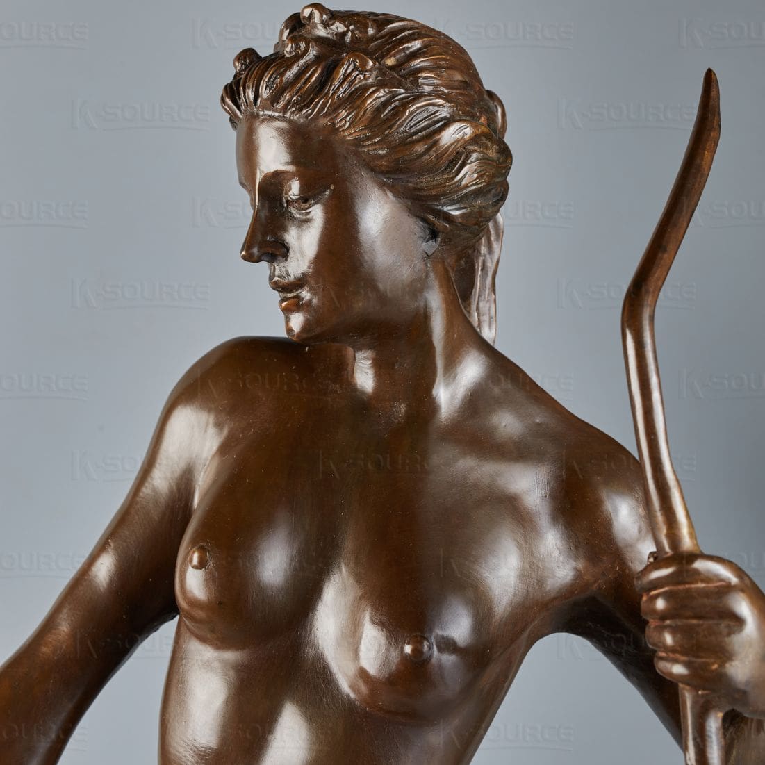 Greek The Huntress Diana Bronze Statue