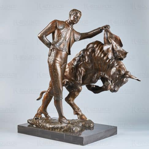 Bronze Bullfighter Statue