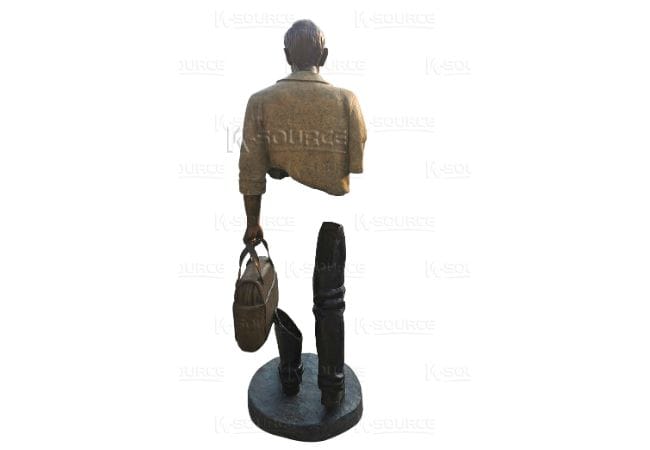 Traveler Bronze Man Sculpture