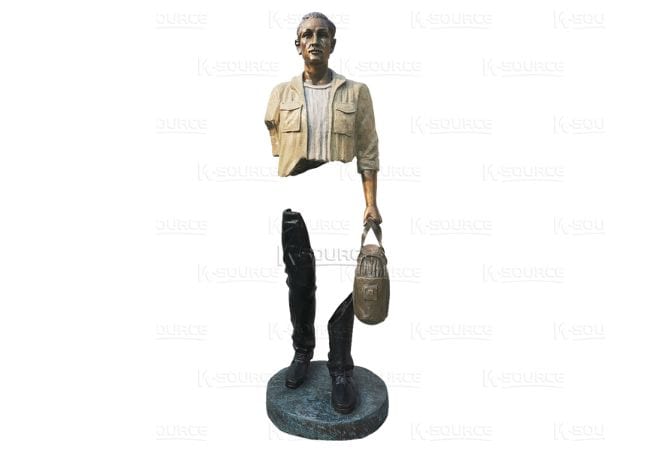 Bronze Traveler Sculpture