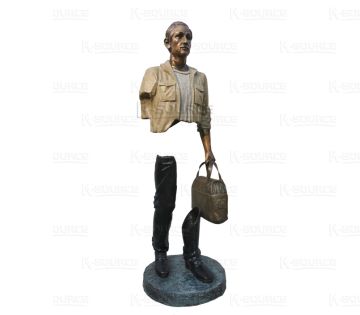 Bronze Traveler Sculpture