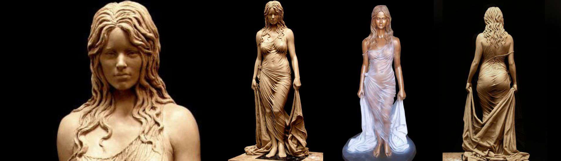 Custom Bathsheba Bronze Sculpture