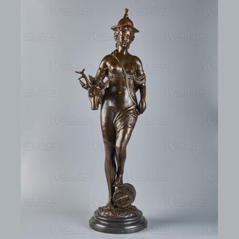 Hunteer Godness Diana Bronze Statue