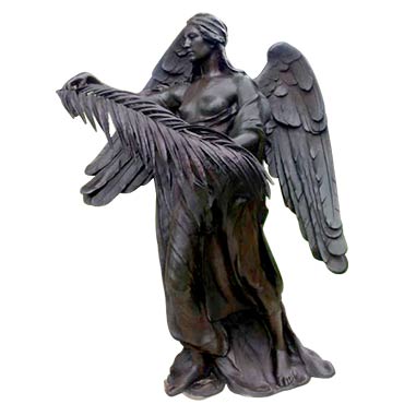 outdoor angel statue