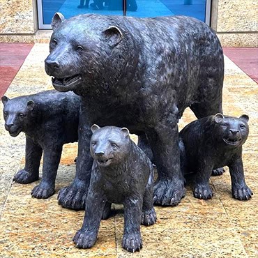 Bear's Big Family Statue