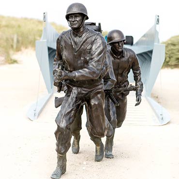 The Higgins Boat Monument at Utah