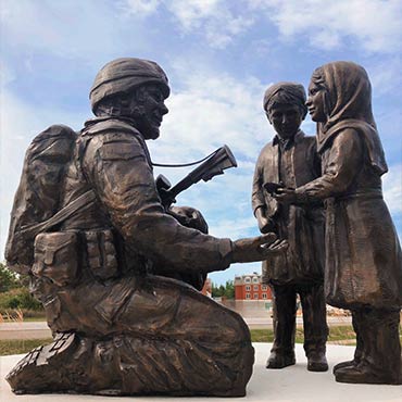Bravery Park Statue