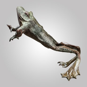 Jumping Frog Statue