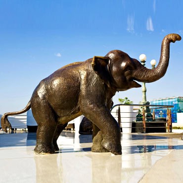 Outdoor Decorative Elephant.